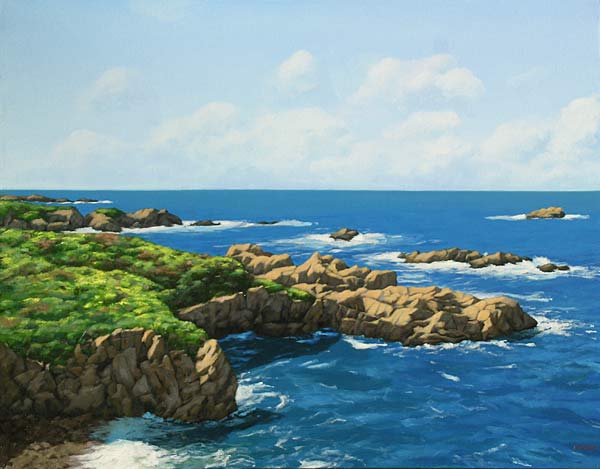 Promessi painting, Coastal Brilliance 2