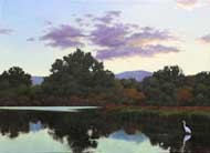 Egret at Twilight: Jim Promessi
