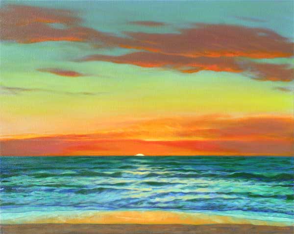 Pacific Grove Sunset, California Landscape