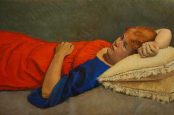 Woman in Red Dress