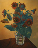 Red Sunflowers